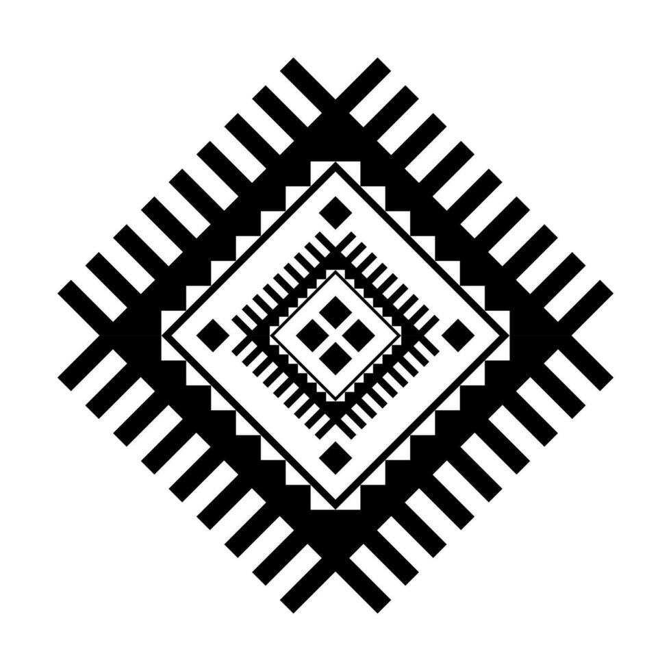 geometrische ethnische Musterkunst. amerikanischer, mexikanischer Stil. Hintergrund aztekische Stammesverzierung. design für stoff, kleidung, textil, logo, symbol. vektor