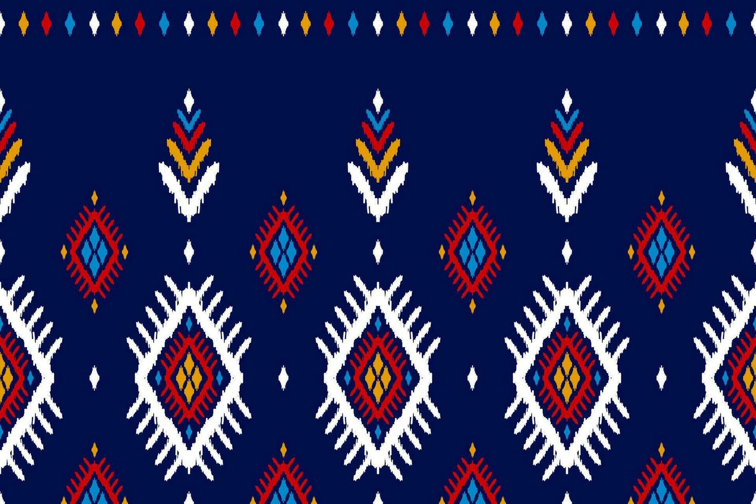 abstrakt etnisk mönster konst. ikat sömlös mönster traditionell. amerikansk, mexikansk stil. vektor