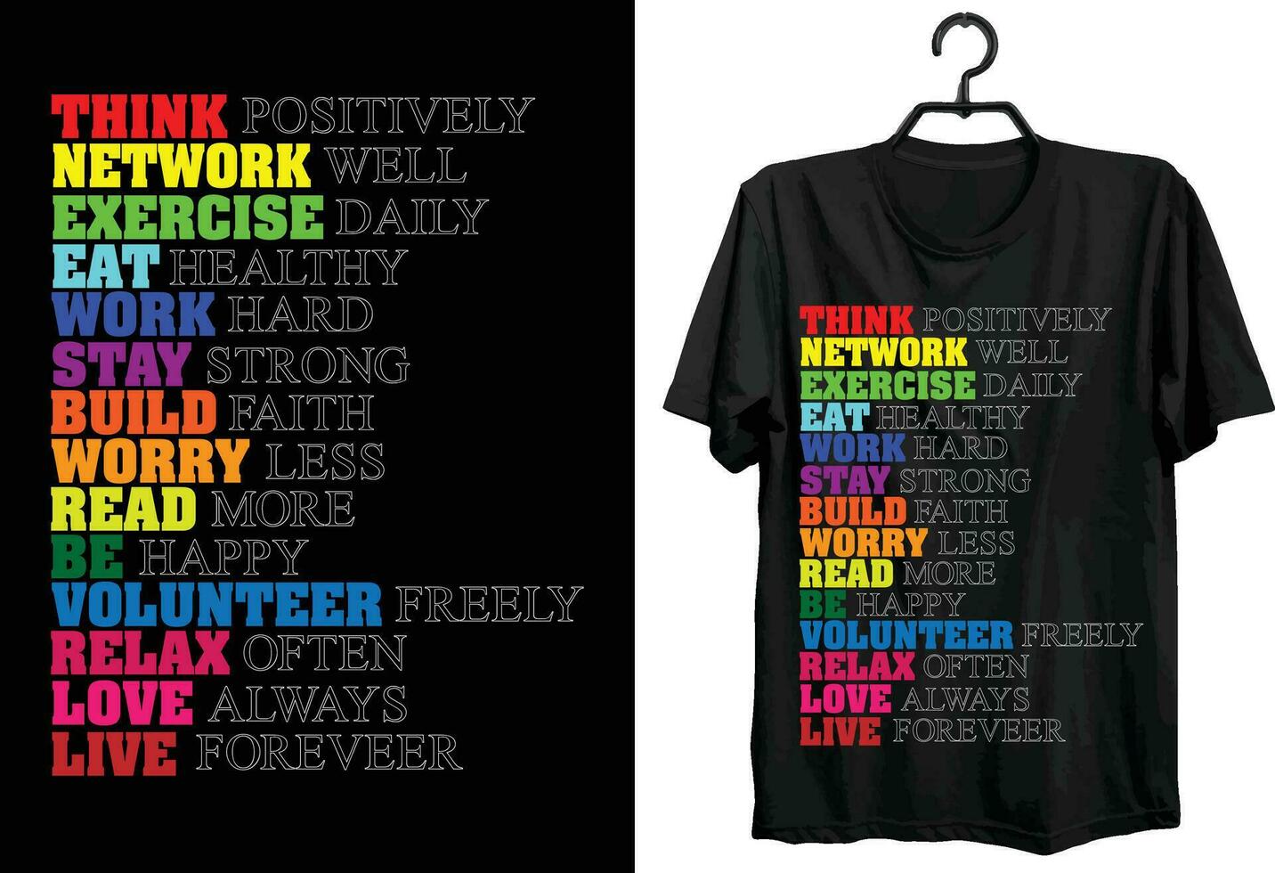 motivierend T-Shirt Design. Typografie, Brauch, Vektor T-Shirt Design