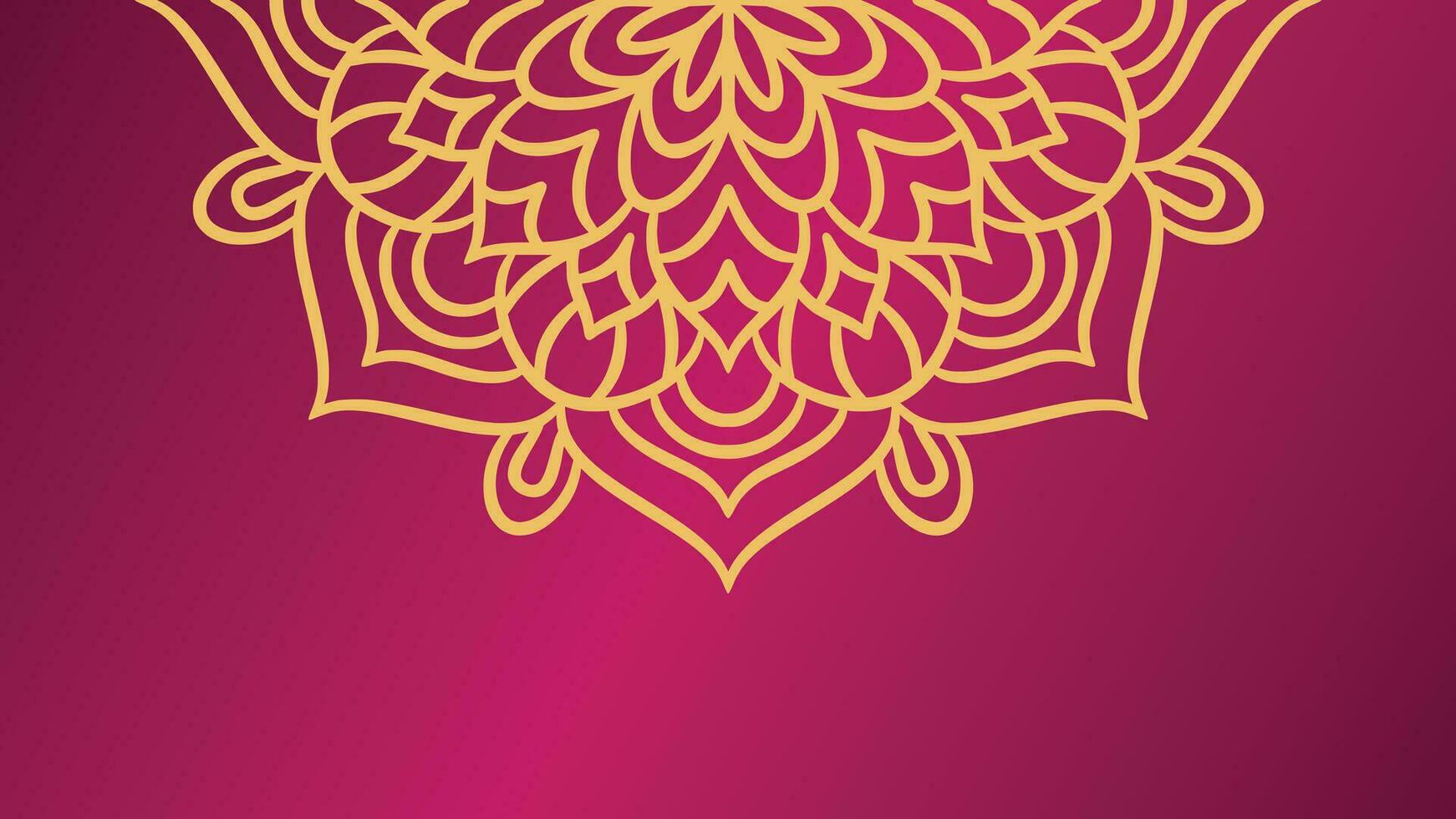 Mandala Runde Ornament Hintergrundvorlage vektor