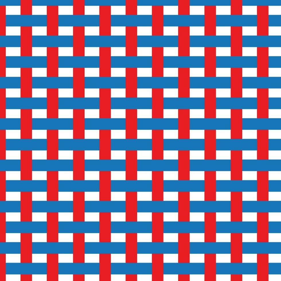 abstrakt geometrisk röd blå staket mönster, perfekt för bakgrund, tapet vektor