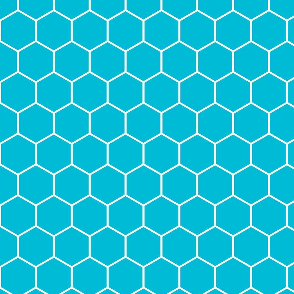 abstrakt geometrisch cyan Hexagon Kunst Muster, perfekt zum Hintergrund, Hintergrund vektor