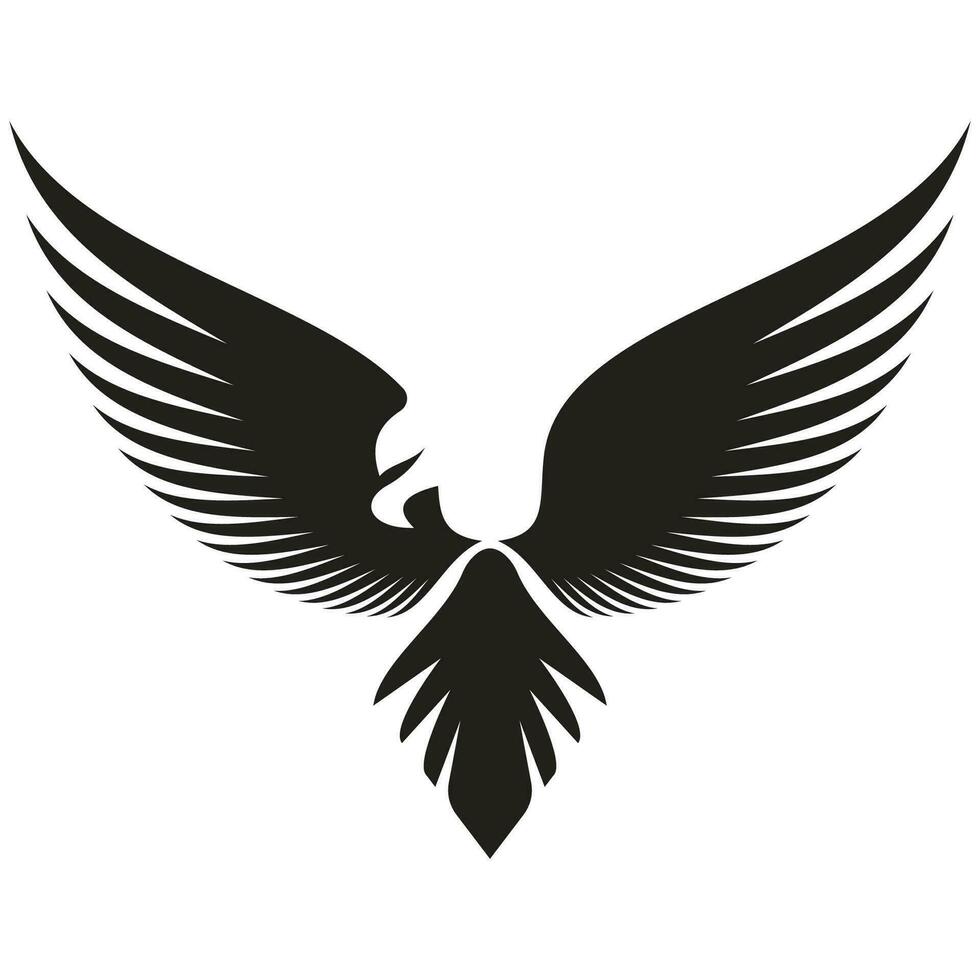 Örn vingar logotyp vektor