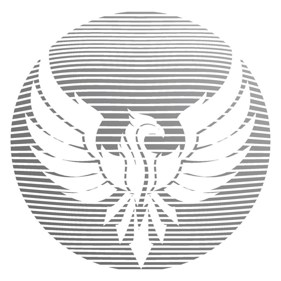 Örn vingar logotyp vektor