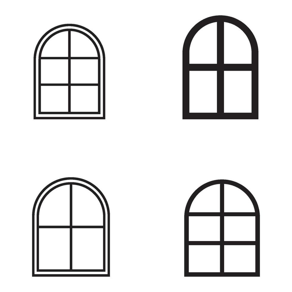 Fenstersymbolvektor vektor