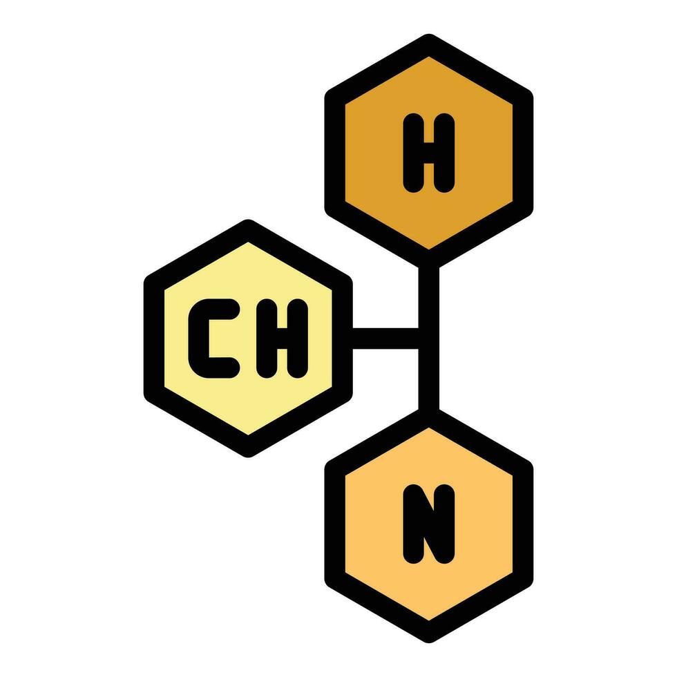 chemisch Formel Symbol Vektor eben