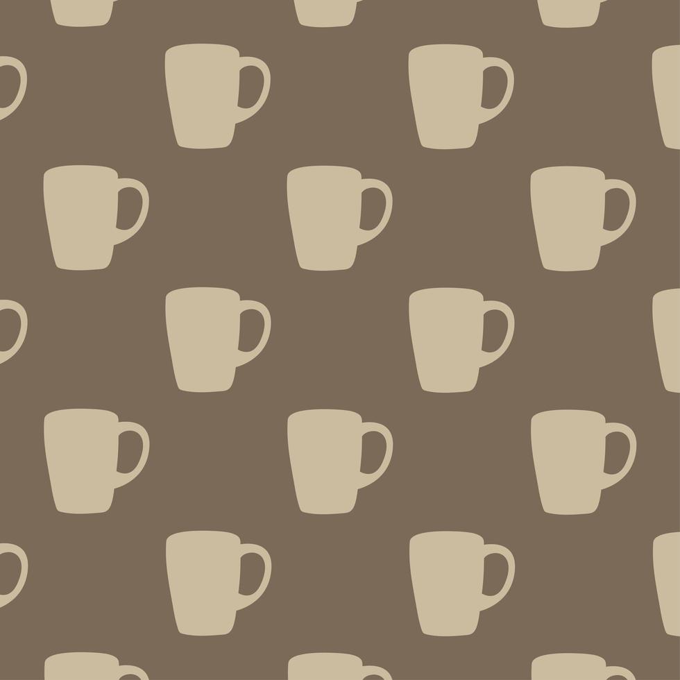 Kaffeetassen Hintergrundvektordesign vektor