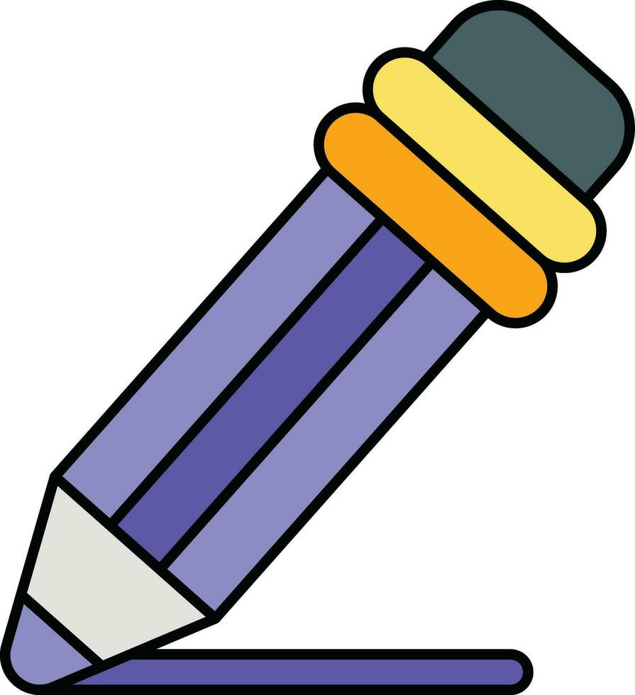 penna Färg översikt ikoner design stil vektor