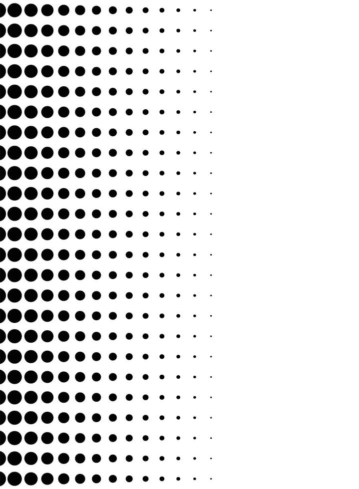 monochromer gepunkteter Musterhintergrund vektor