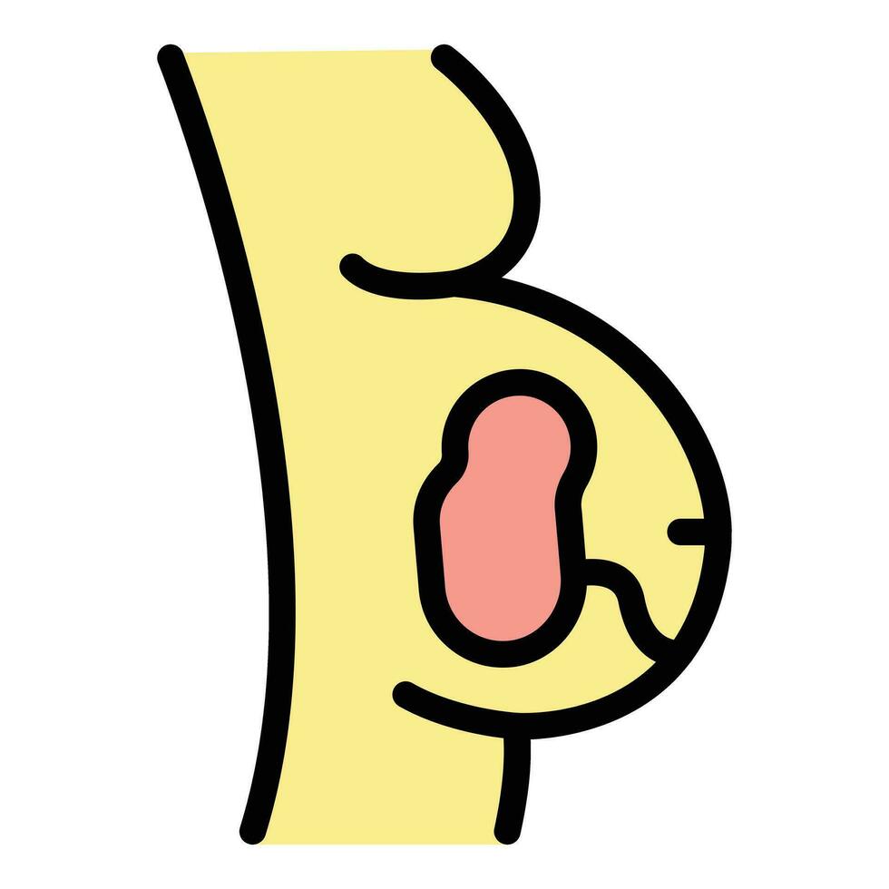 schwanger Spezialist Hilfe Symbol Vektor eben