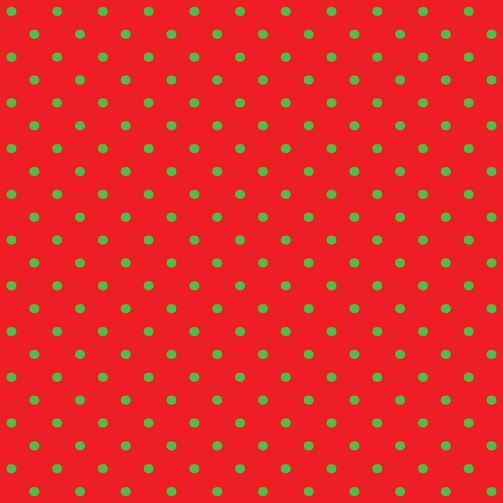 röd och grön sömlös polka punkt mönster vektor