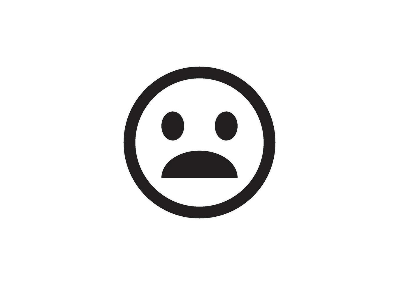 Emoticon Symbol Design Illustration Vektor isoliert