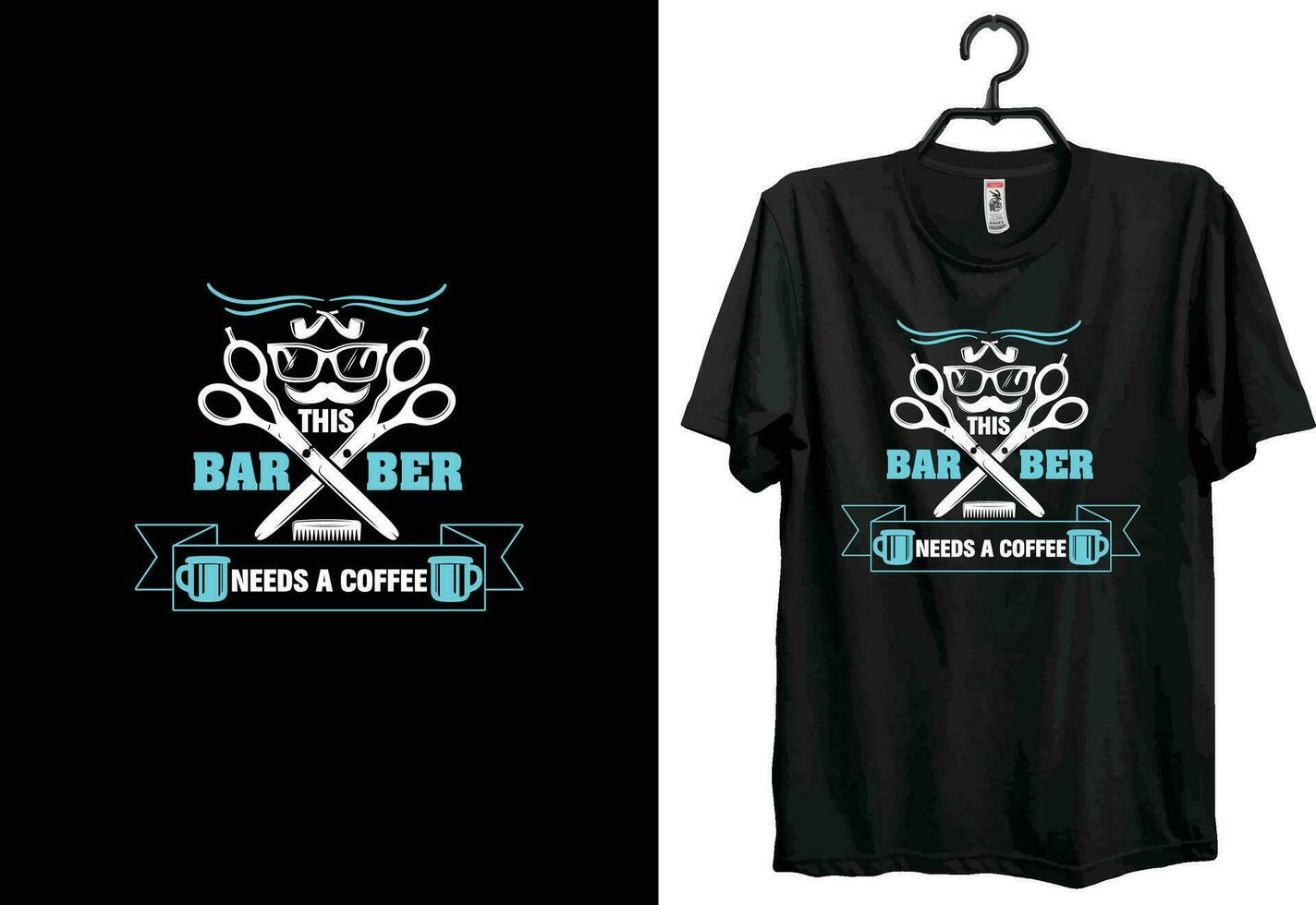 Barbier T-Shirt Design. komisch Geschenk Barbier T-Shirt Design. Brauch, Typografie und Vektor T-Shirt Design.