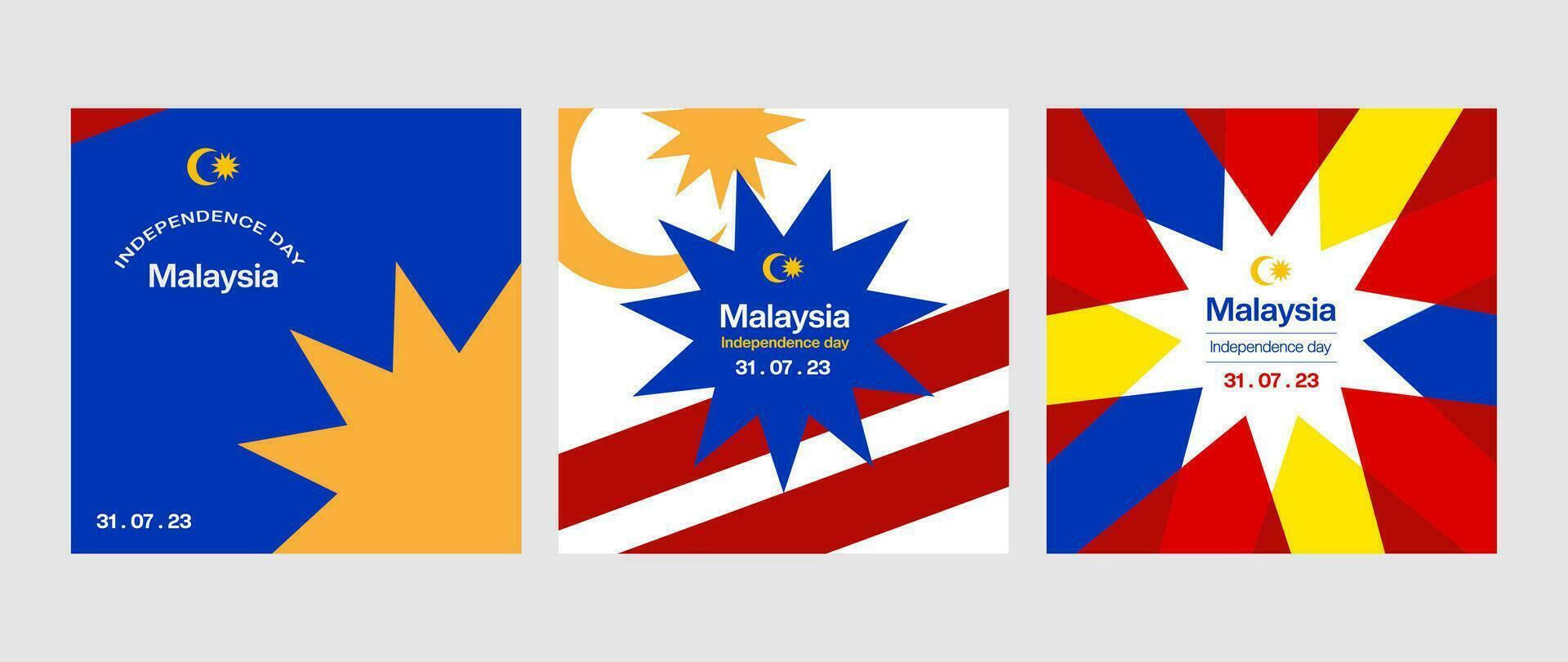 malaysia oberoende dag posta mall firande vektor
