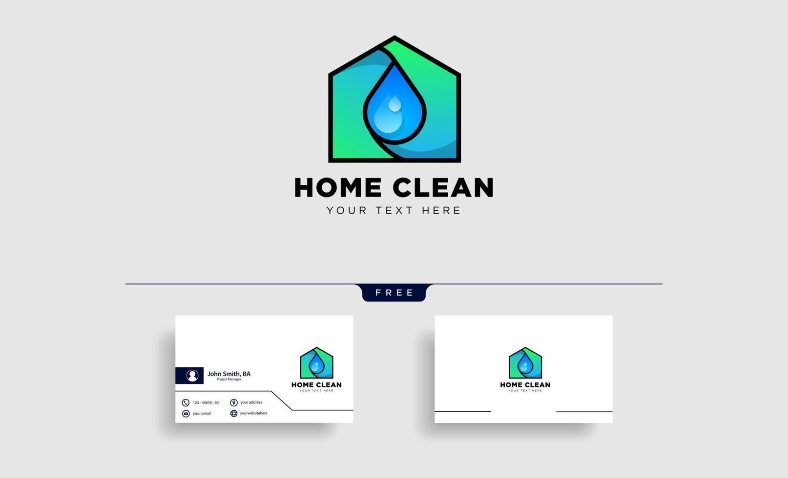 rent hus eller hem kreativ logotyp mall vektor illustration ikon element isolerad vektor
