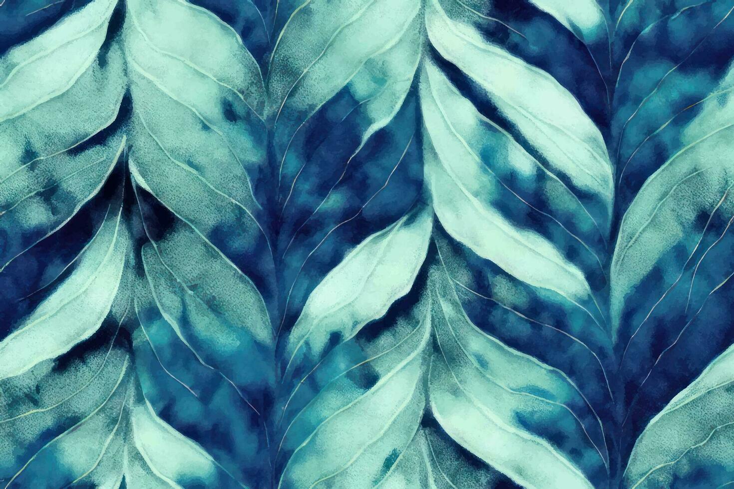 ändlös slips färga trendig ändlös prydnad mode ogee sommar skön teckning sömlös dekorativ botanisk vektor färgrik illustration textil- trädgård etnicitet rand , blå växt sicksack-