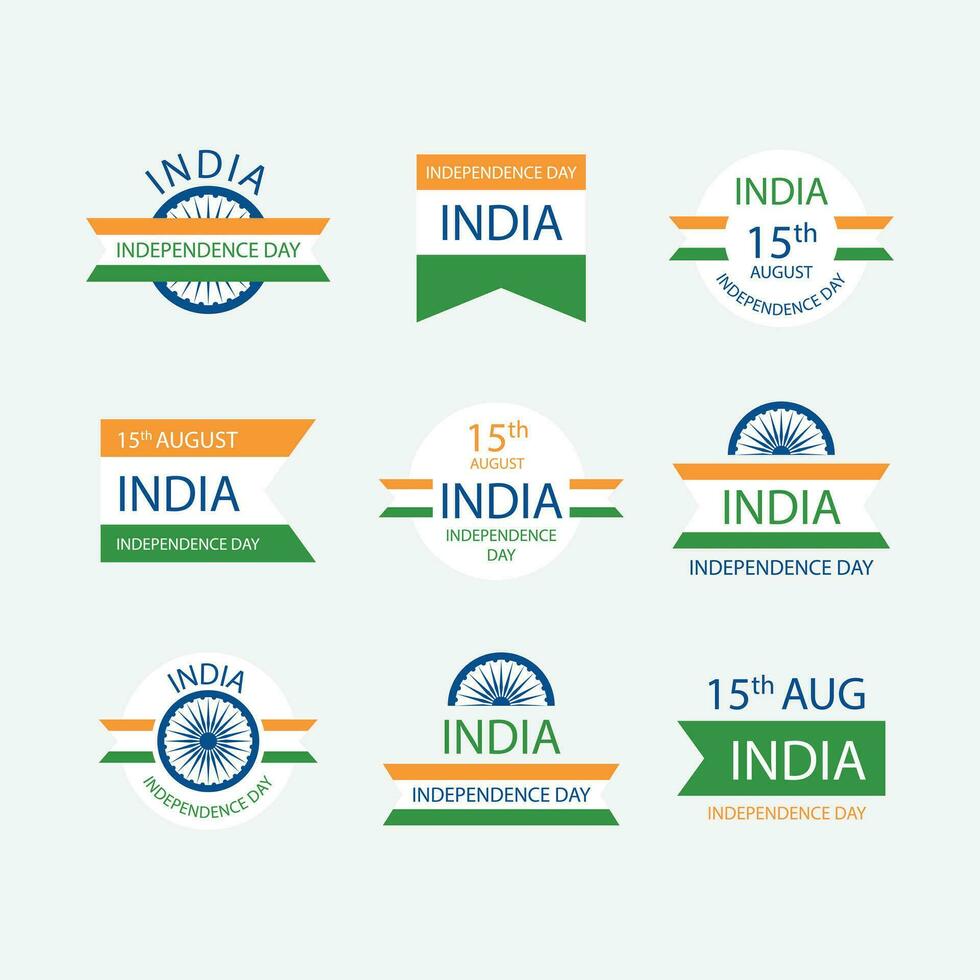 Indien Flagge, Vektor Illustration auf ein Weiß Hintergrund