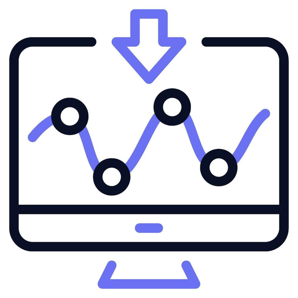 data brytning ikon illustration vektor