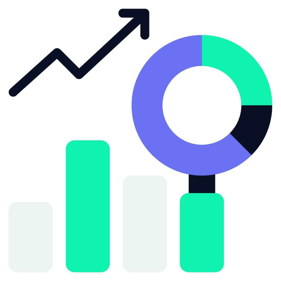 vorausschauend analytisch Symbol Illustration vektor