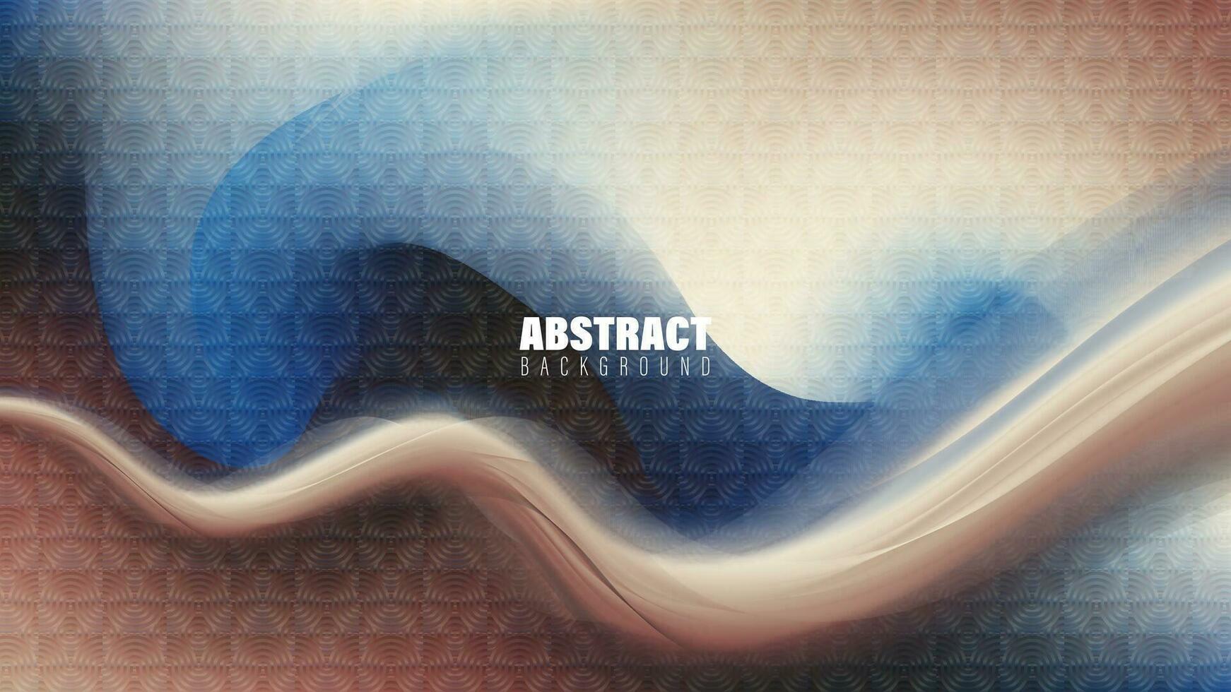 abstrakt bakgrund med färgglada vågor vektor