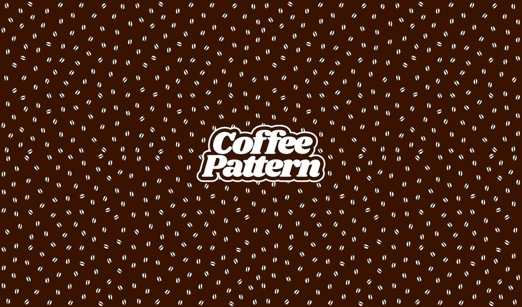 kaffe bönor mönster. bakgrund kaffe bönor mönster. sömlös kaffe böna mönster för förpackning. kaffe bönor tapet. vektor