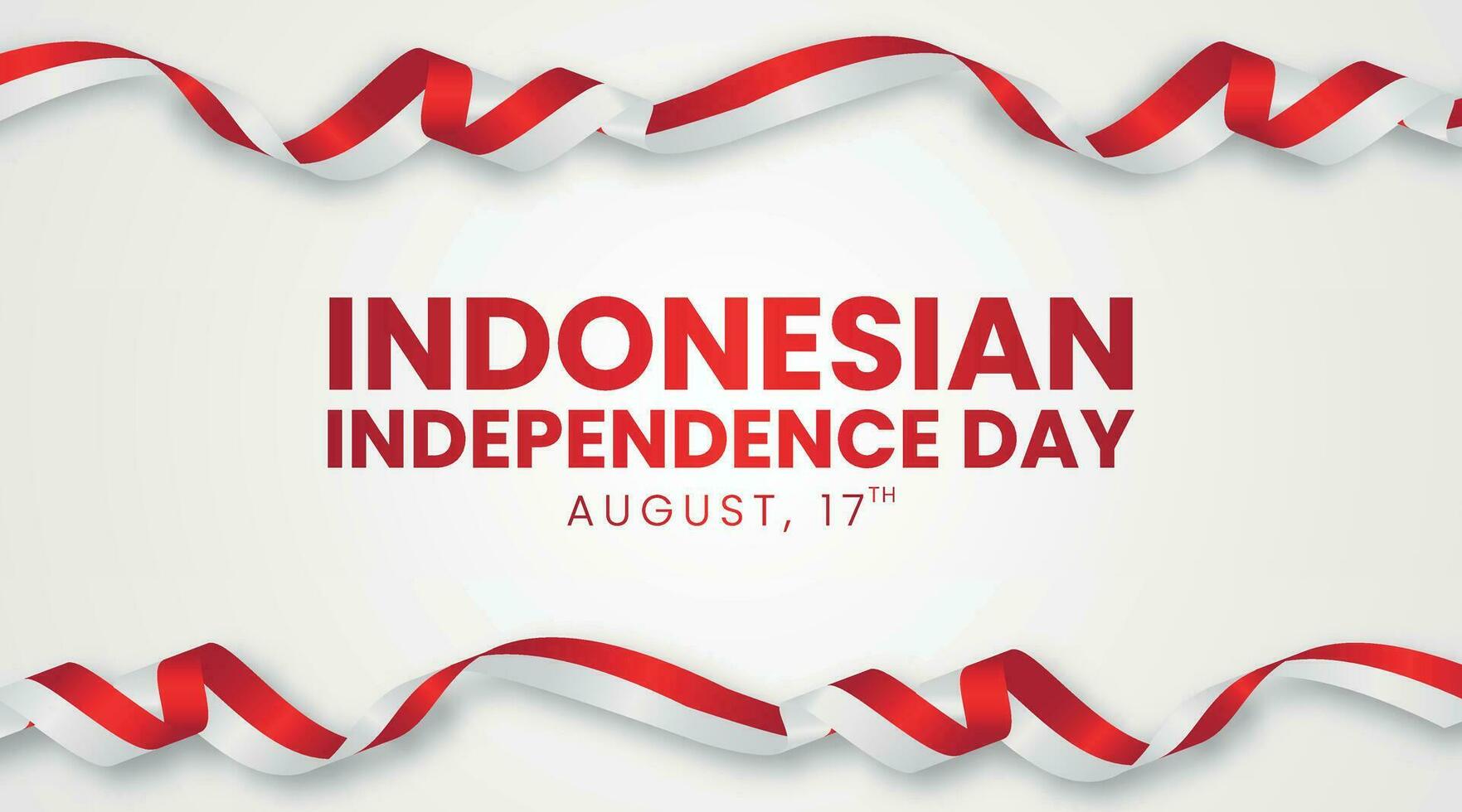 vektor affisch av Indonesiens 78: e oberoende dag