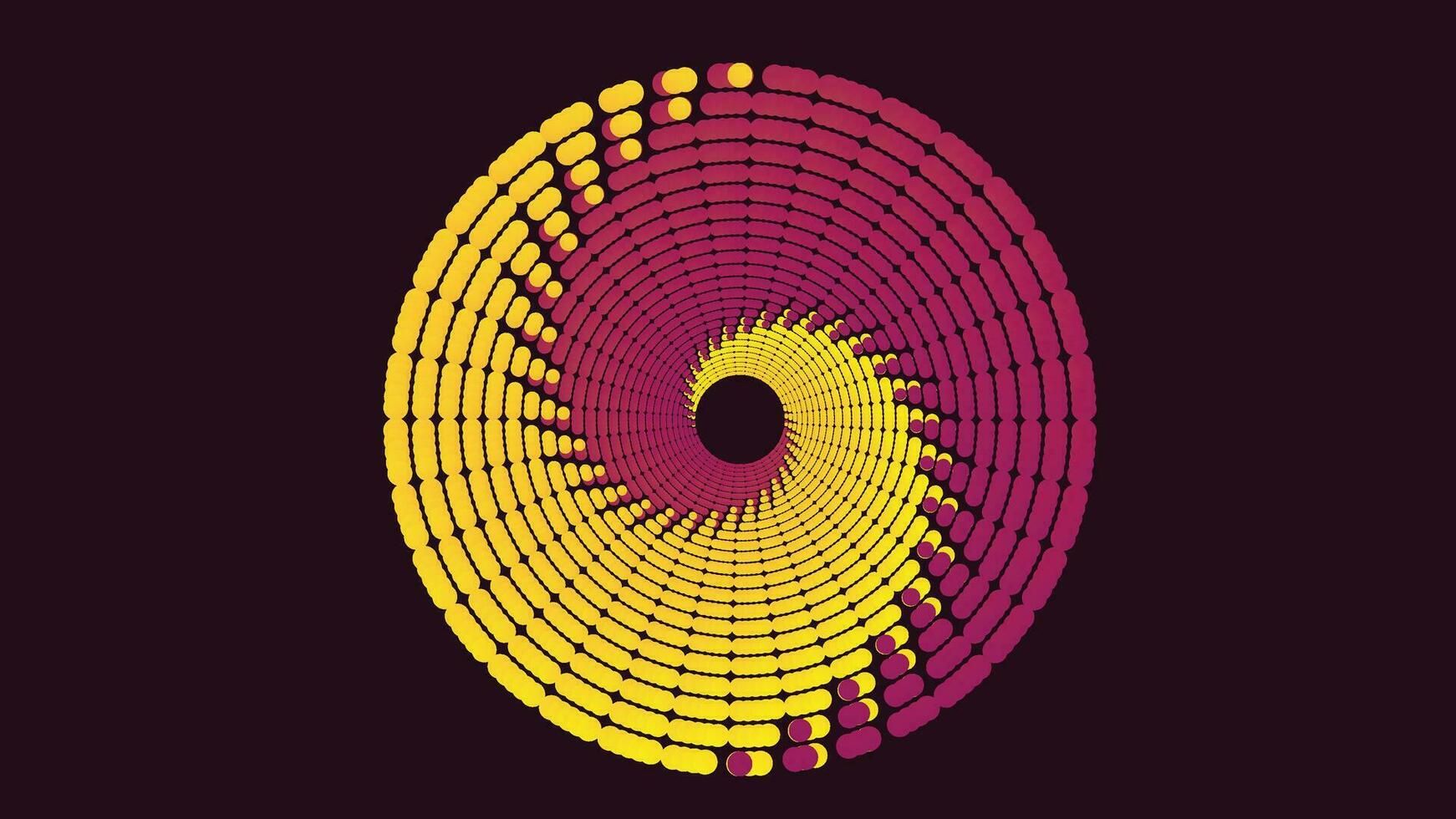 abstrakt Spiral- zwei Farbe Kombination Hintergrund. vektor