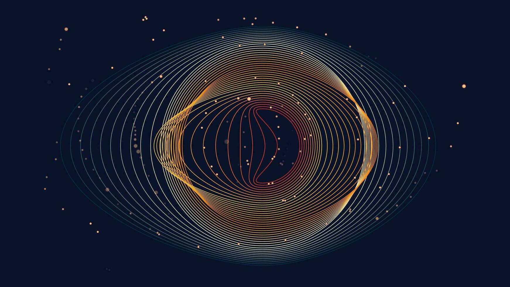 abstrakt spiral nebulosa galax med mång miljon planet cirkulerande runt om. detta yttre Plats ringa kommer hjälp du till uttrycka din Plats utforskning projekt till synlig. vektor