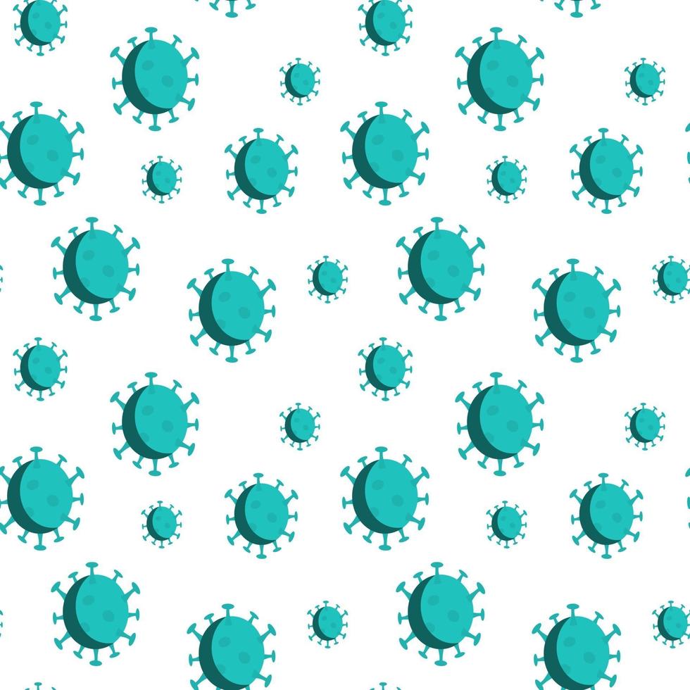 coronavirus sömlösa mönster vektor
