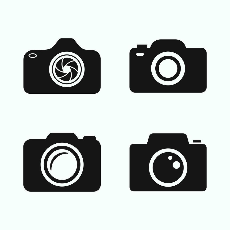 Kamera Vektor Symbol Satz. Kamera Symbol im modisch eben Stil. Kamera Symbol zum Ihre Webseite Design, Logo, Anwendung, und ui. Vektor Illustration