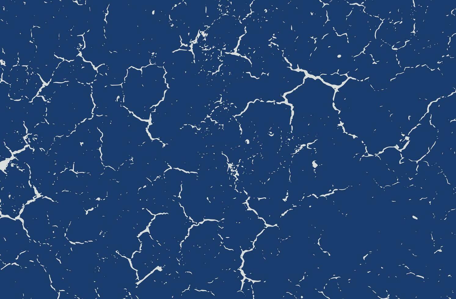 en blå marmor textur med vit sprickor vektor
