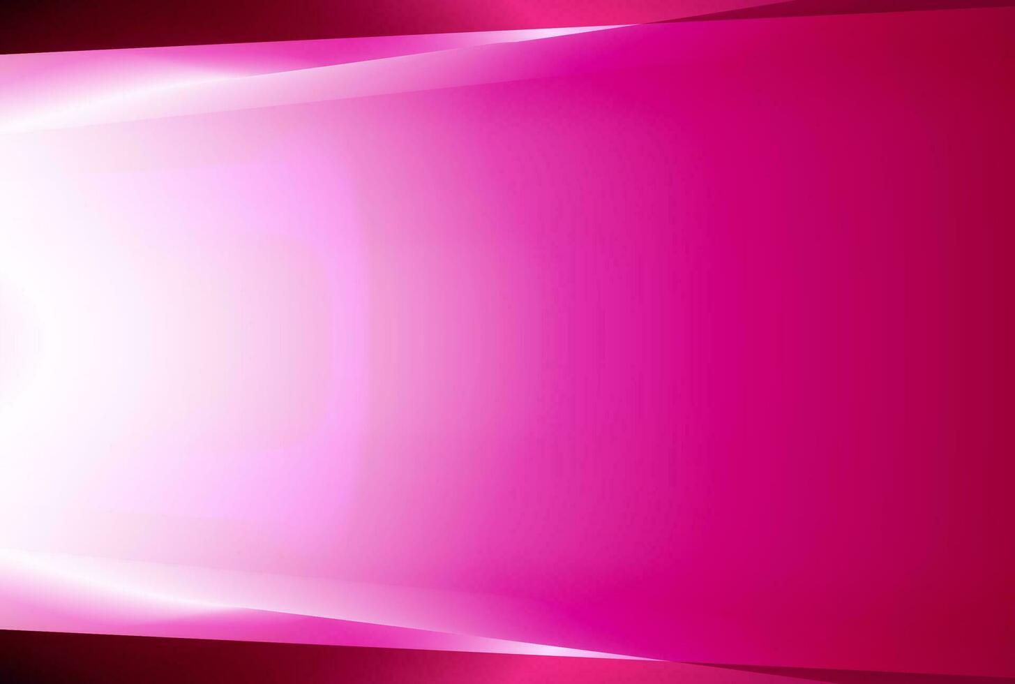 abstrakt Rosa Hintergrund mit Blitz scheinen auf rahmen. horizontal Banner mit Text Raum. Vektor eps 10