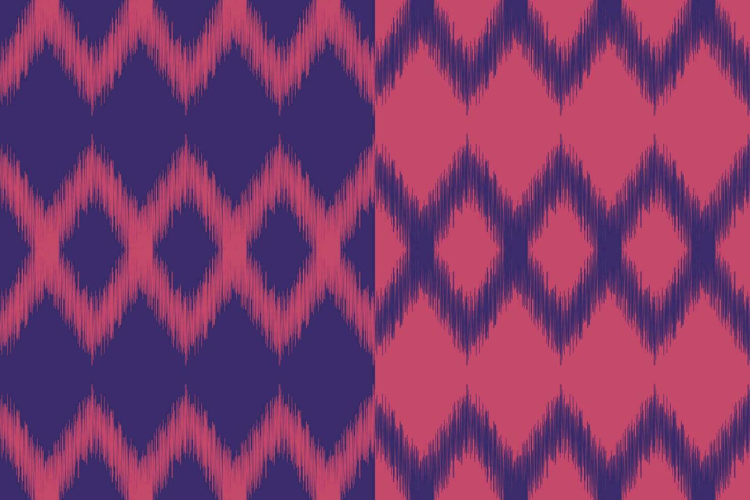 etnisk ikat tyg mönster geometrisk stil.afrikansk ikat broderi etnisk orientalisk mönster lila violett bakgrund. abstrakt, vektor, illustration.textur, kläder, ram, dekoration, matta, motiv. vektor