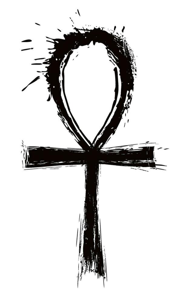 egyptisk de ankh symbol vektor