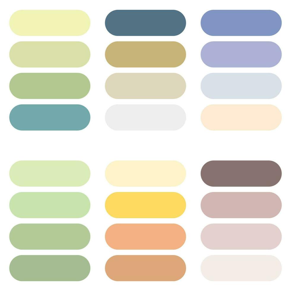 abstrakt färgad palett guide. pastell Färg uppsättning. rgb Färg. vektor