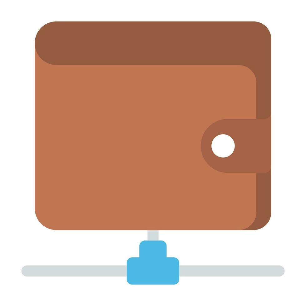 en stängd plånbok med pengar, ikoner design vektor