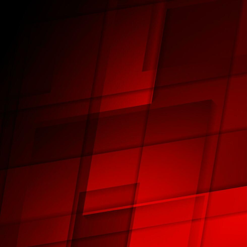 dunkel rot Hi-Tech geometrisch abstrakt Hintergrund vektor