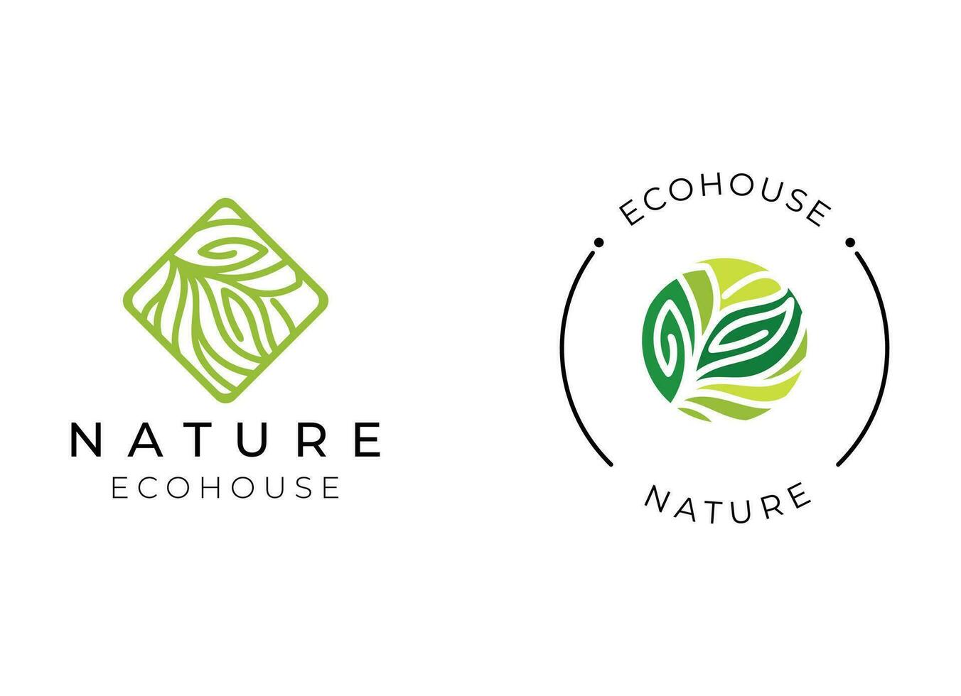 färgrik natur blad logotyp design med abstrakt rader former inuti. användbar för företag, gemenskap, industriell, fundament, tjänster företag. platt vektor logotyp design illustration.