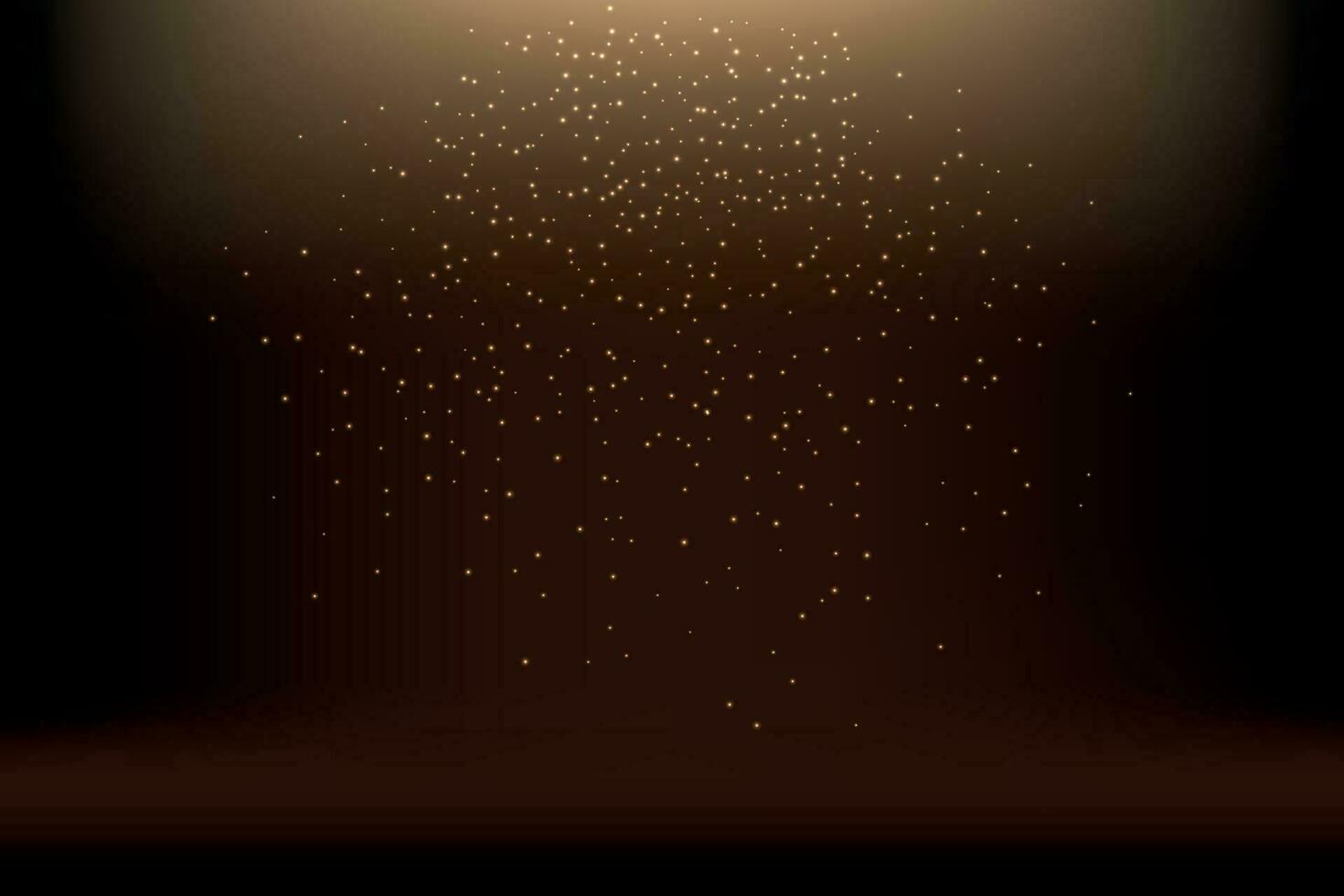 vektor gyllene moln glitter Vinka abstrakt illustration. vit stjärna damm spår gnistrande partiklar isolerat på transparent bakgrund. magi begrepp. vektor