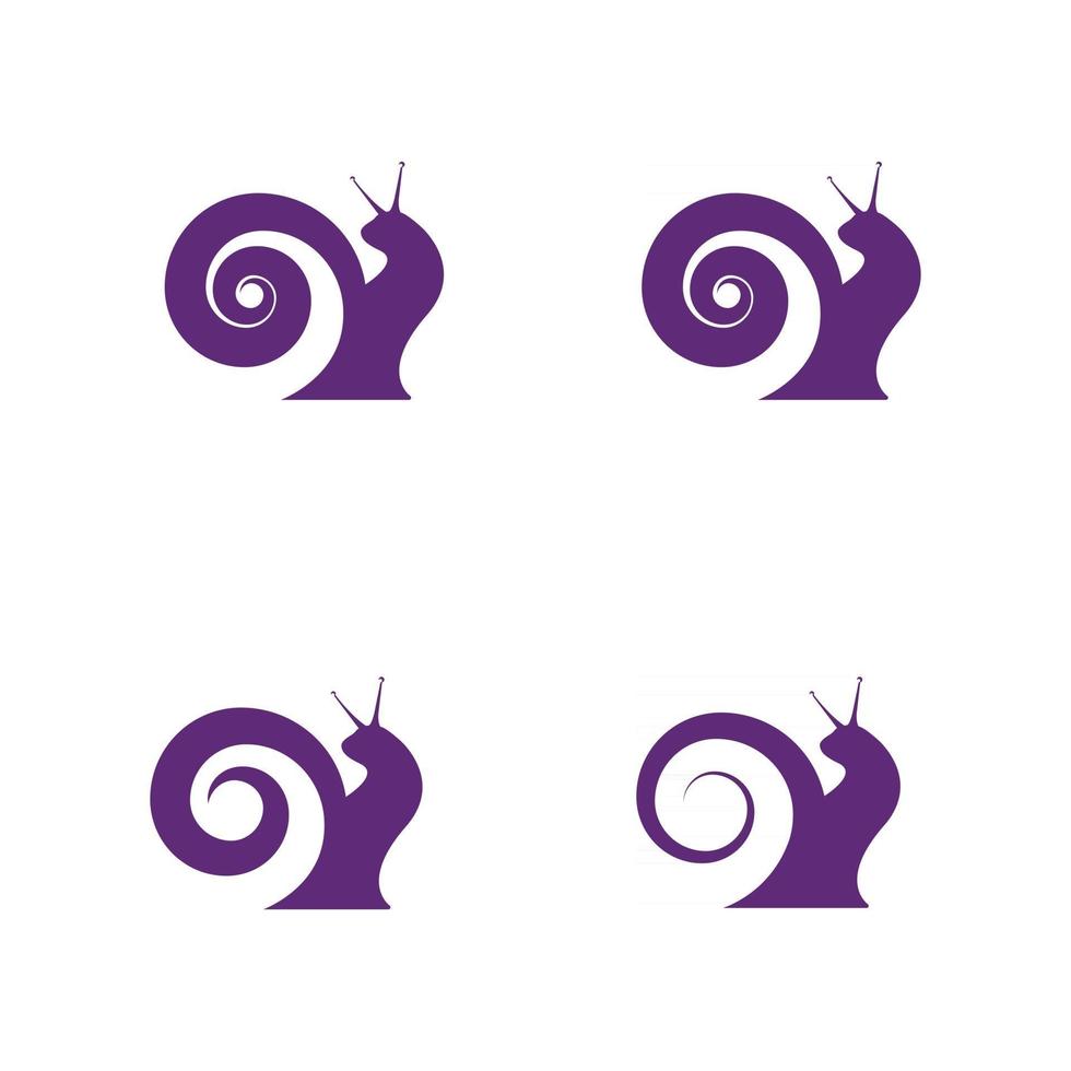 Schnecke Vektor Icon Design Illustration