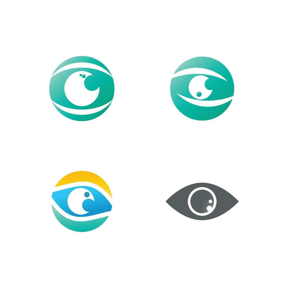 Auge Logo Vektor Illustration Geschäft Element und Symbol Design