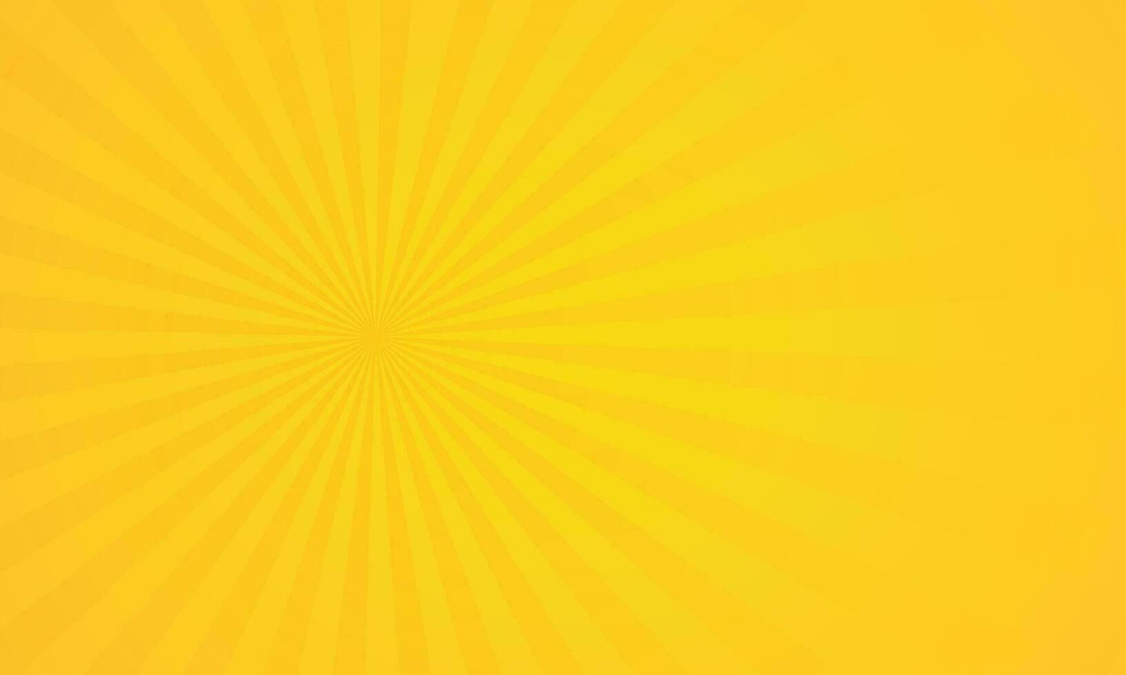 Vektor Gelb Sunburst Hintergrund Design