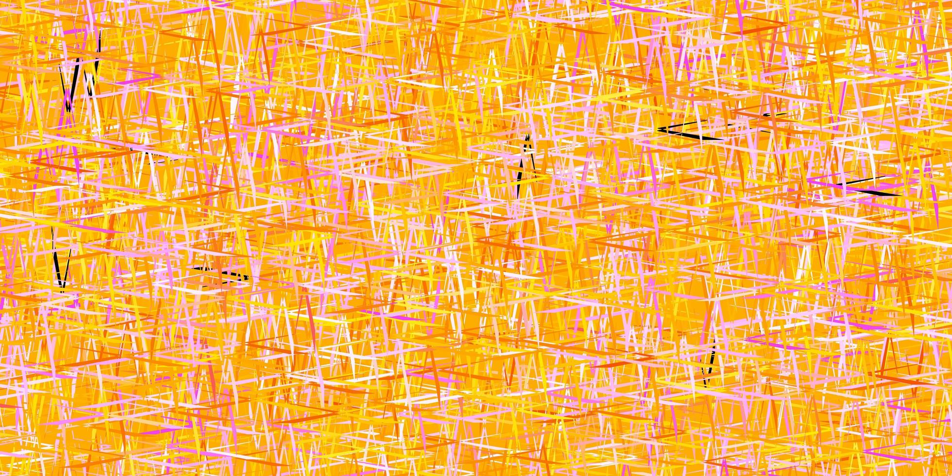 mörkrosa gul vektorbakgrund med raka linjer vektor