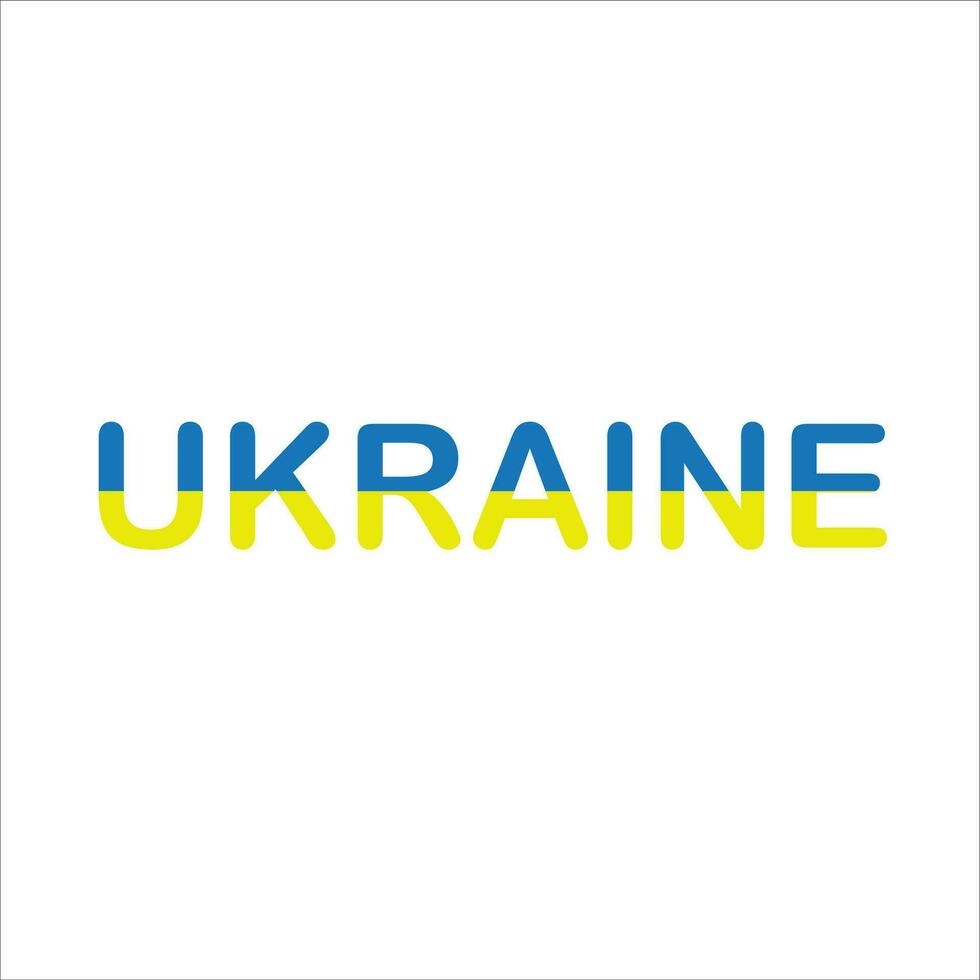 Ukraine Symbol Vektor Illustration Symbol