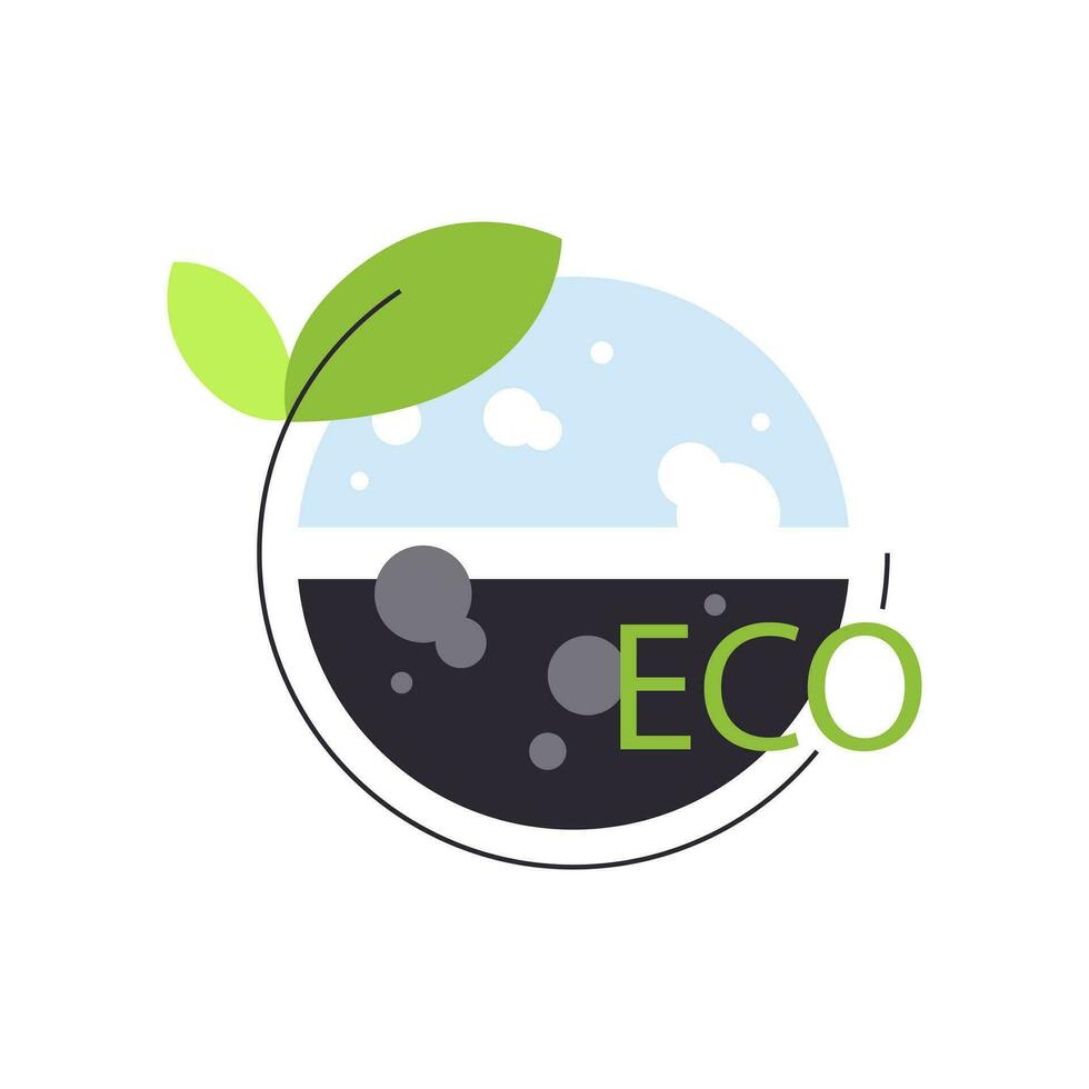 ekologi begrepp och miljö- ,baner design element för hållbar energi utveckling vektor