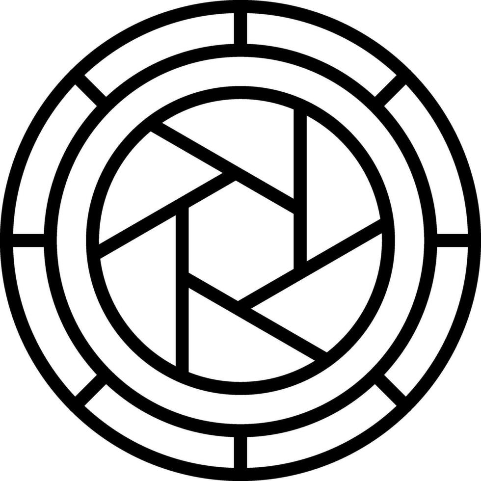 Kamera Linse Vektor Symbol Design