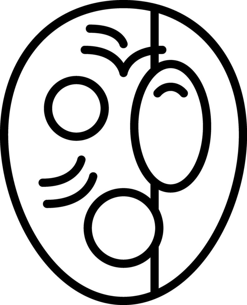 inuit mask vektor ikon design