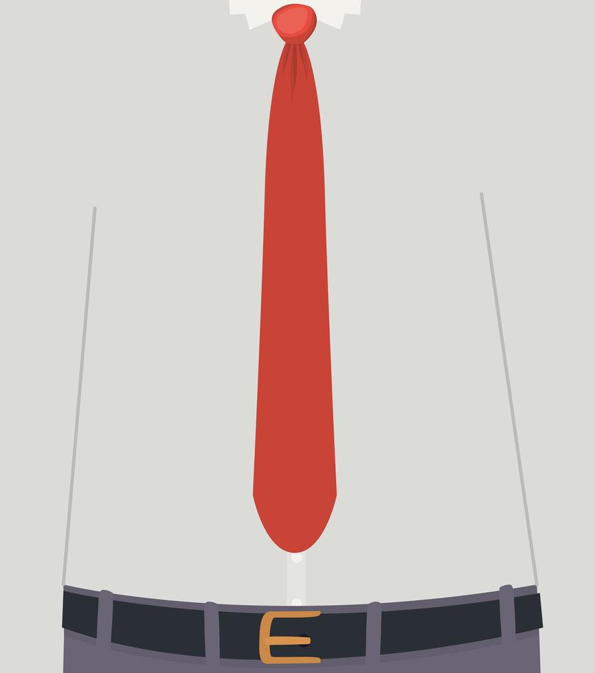 rotes Krawatten-Symbol vektor