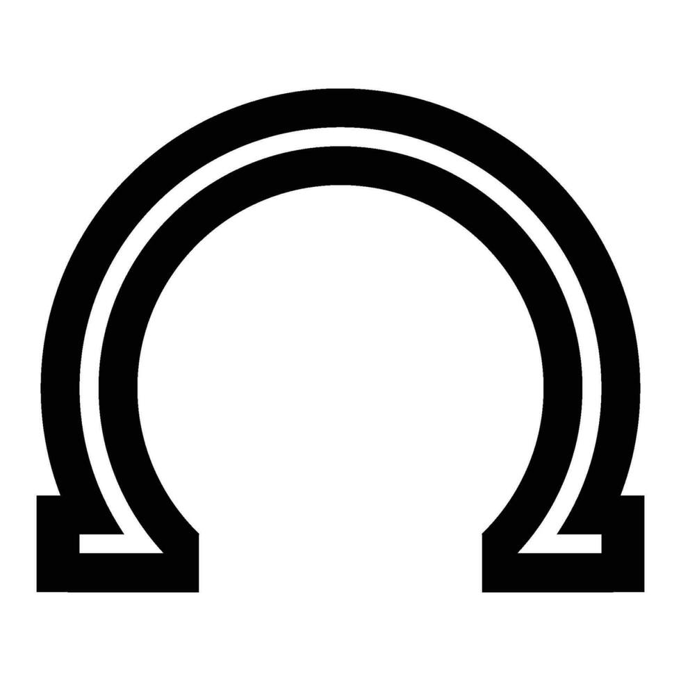 Hufeisen Symbol Vektor