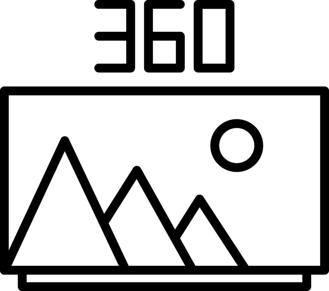 360 Bild Vektor Symbol Design